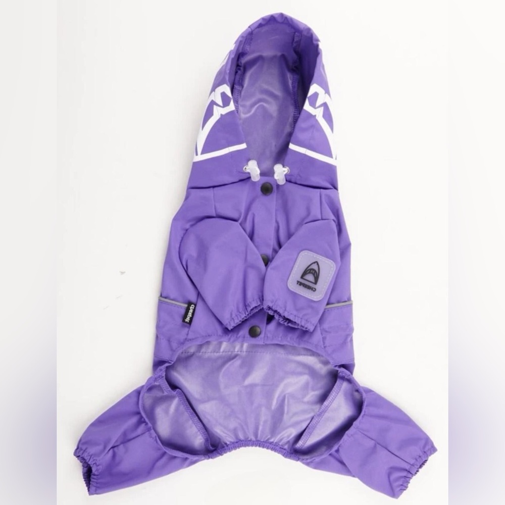 Purple dog rain jacket - Size Large, new with tags
